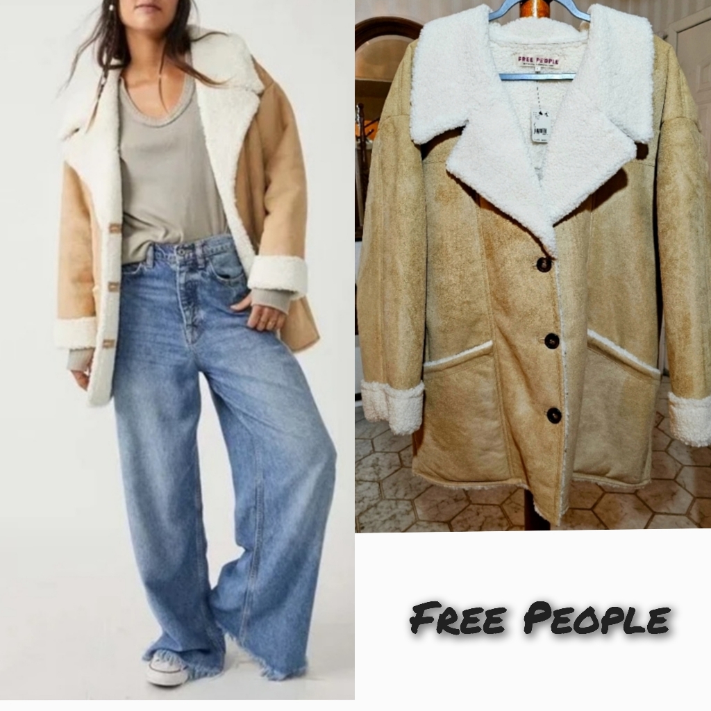 Free People Diogo Sherpa Coat